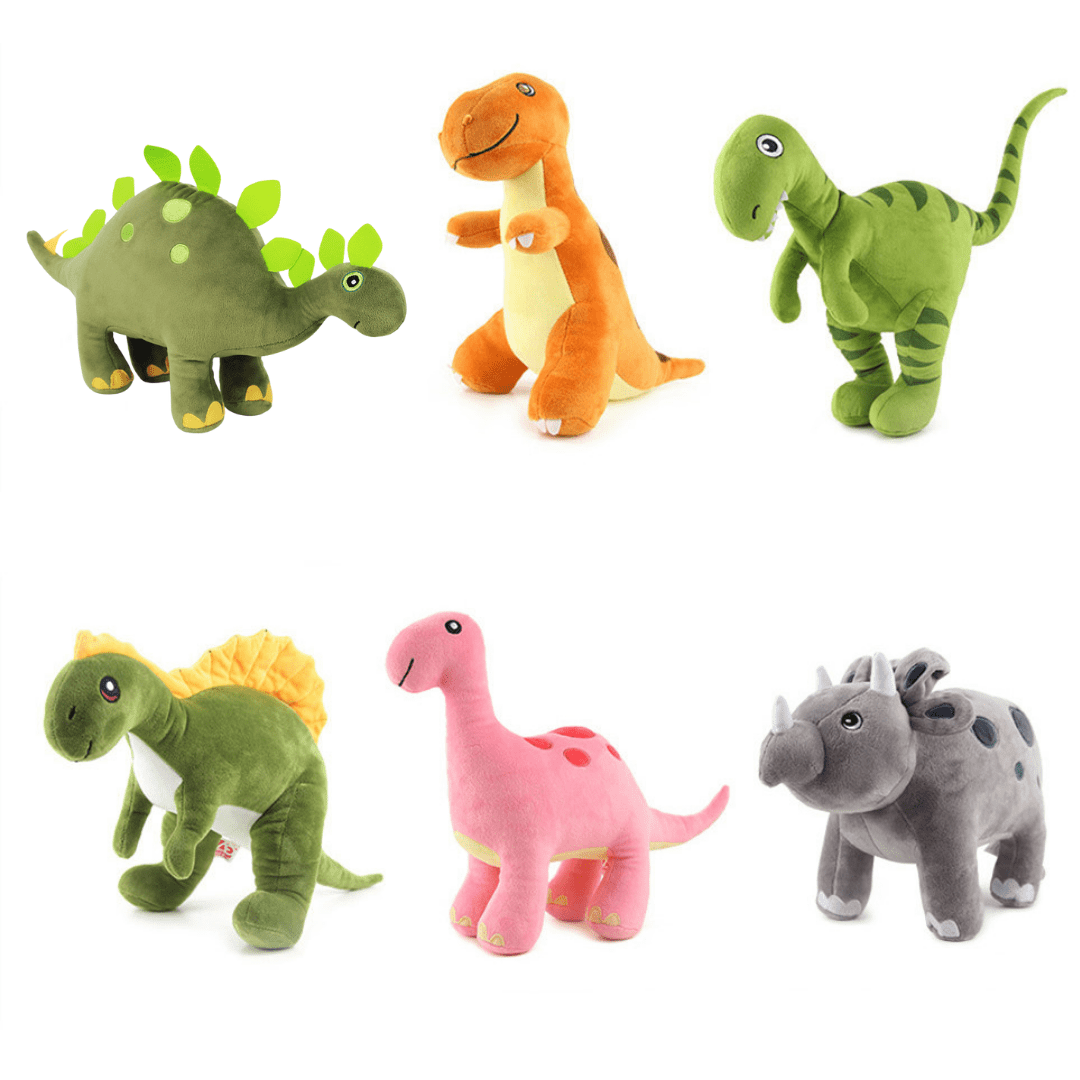 Name Personalized Dinosaur Family Stuffed Animal Plush Toy Gift for Kids