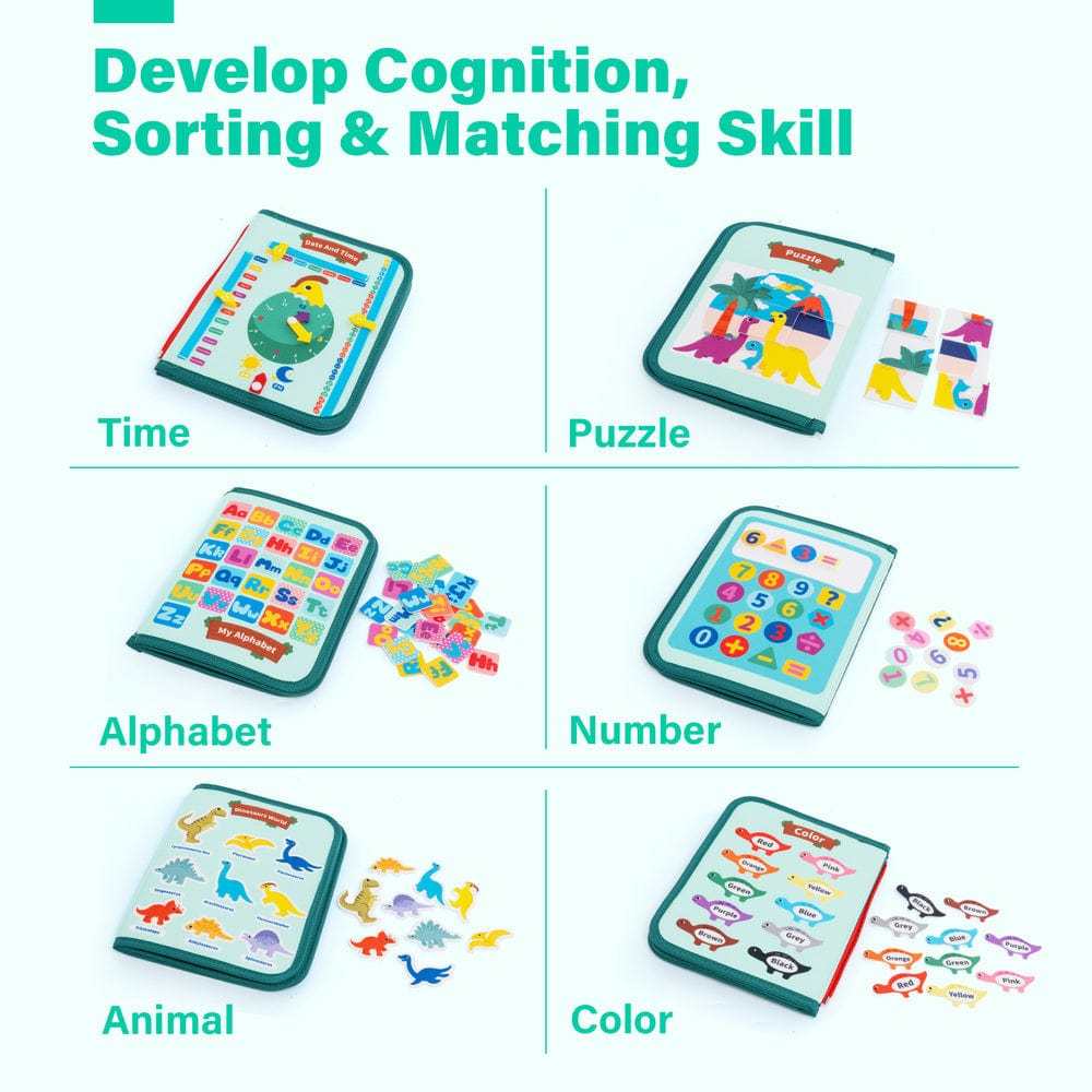 Personalized Montessori Busy Board Motor Skill Early Education Toy