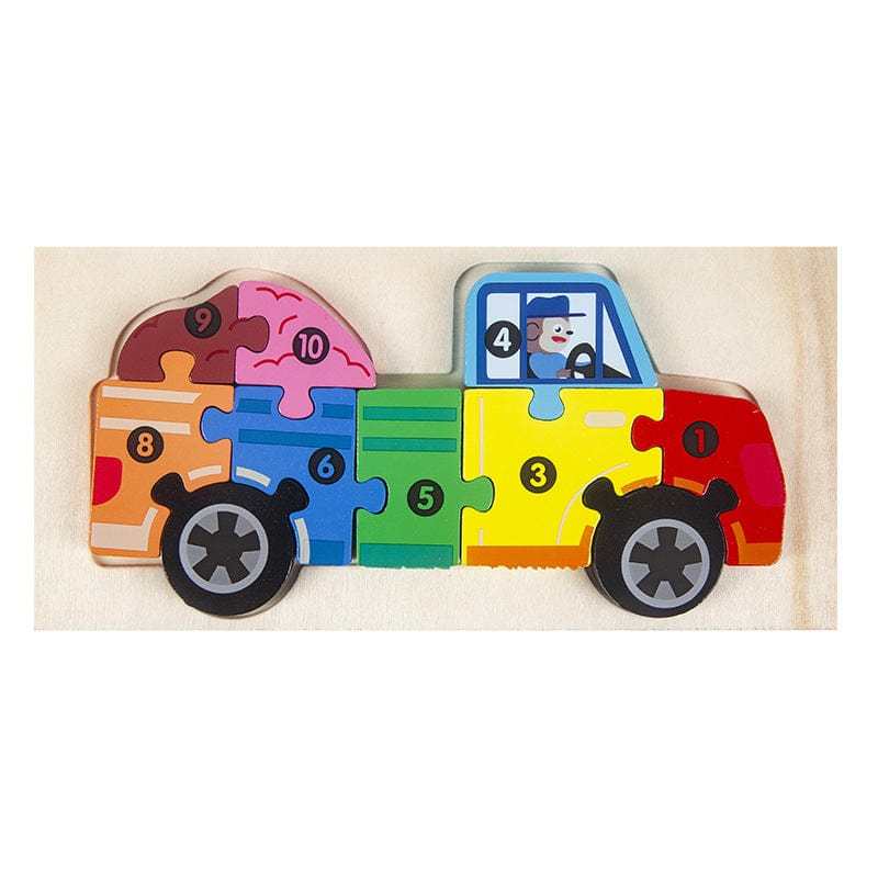 Montessori Wooden Puzzle for Toddlers Brain Teaser Board Early Education Toys