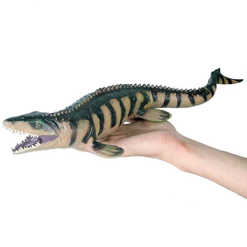 17‘’ Realistic Mosasaurus Dinosaur Soft Action Figure Model Toy Decor