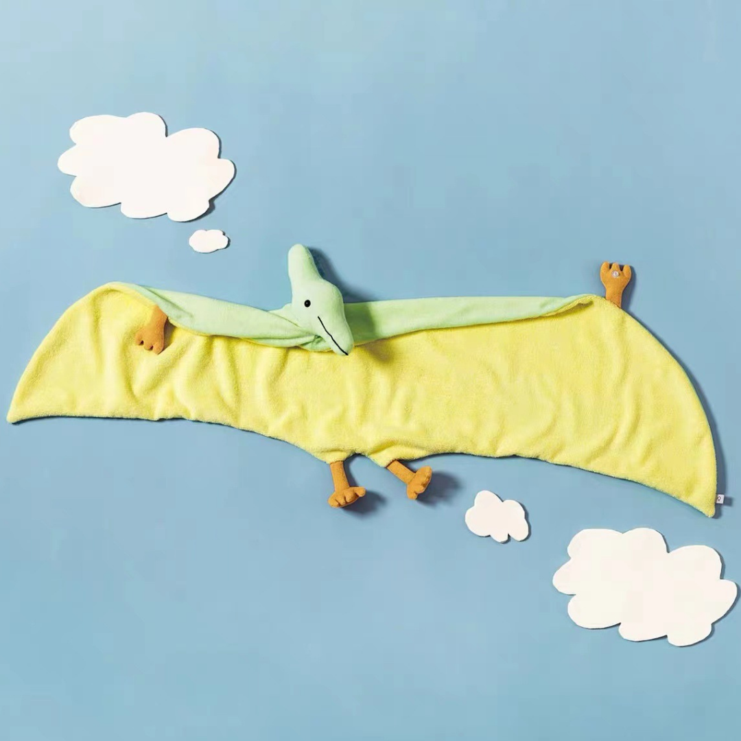 Name Personalized Dinosaur Ultra Plush Fleece Hooded Throw Blanket Cosplay Costume for Kids