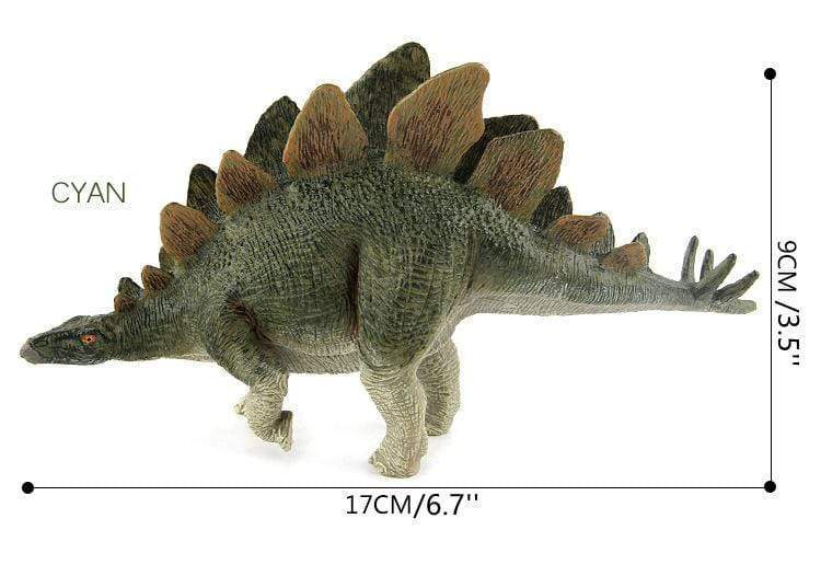 7'' Realistic Stegosaurus Dinosaur Solid Action Figure Toy Decor