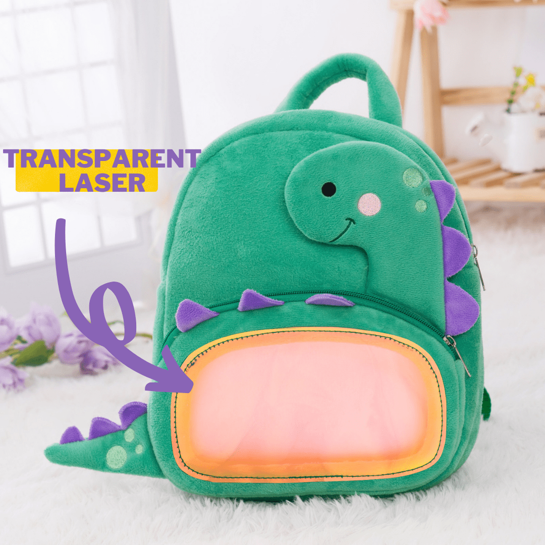 Cute Plush Animal Cartoon Backpack Dinosaur Unicorn Toddler Travel Bag for Boys Girls