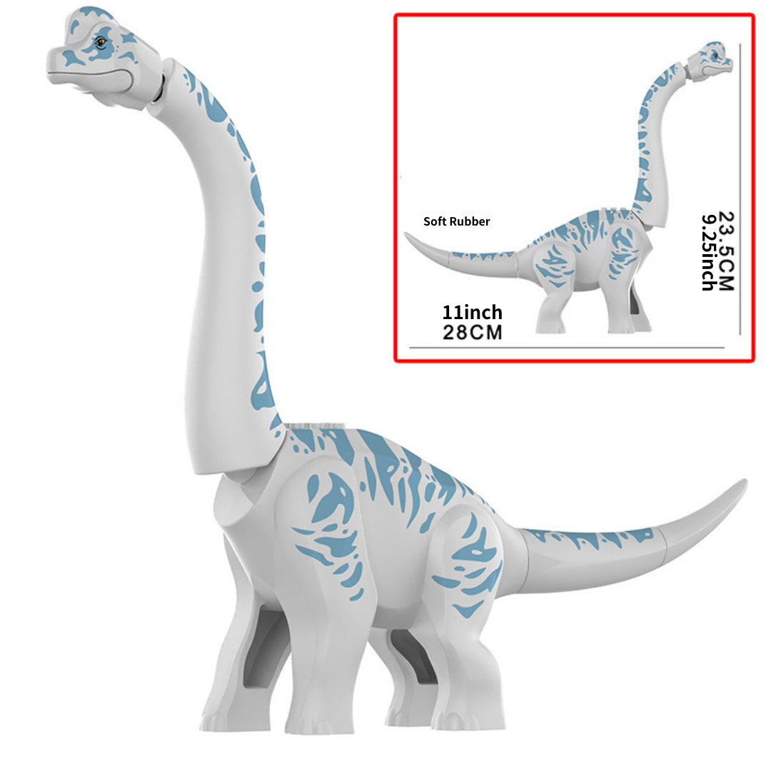 12" Dinosaur Jurassic Theme DIY Action Figures Building Blocks Toy Playsets