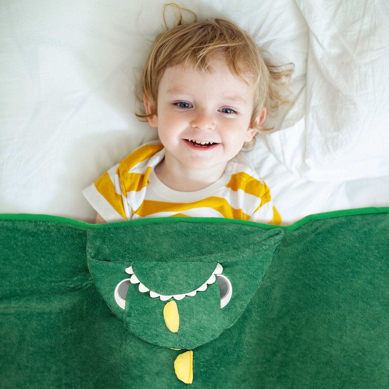 Dinosaur Unicorn Ultra Plush Wearable Hoodie Blanket for Kids 27 Inch