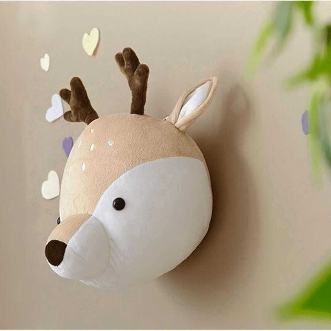 Wall Mounted Plush Dinosaur Head Home Decor Kids Bedroom Wall Decor