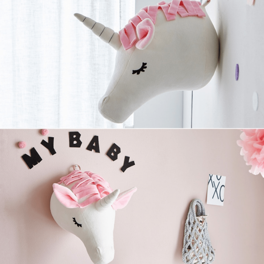 Wall Mounted Plush Dinosaur Head Home Decor Kids Bedroom Wall Decor