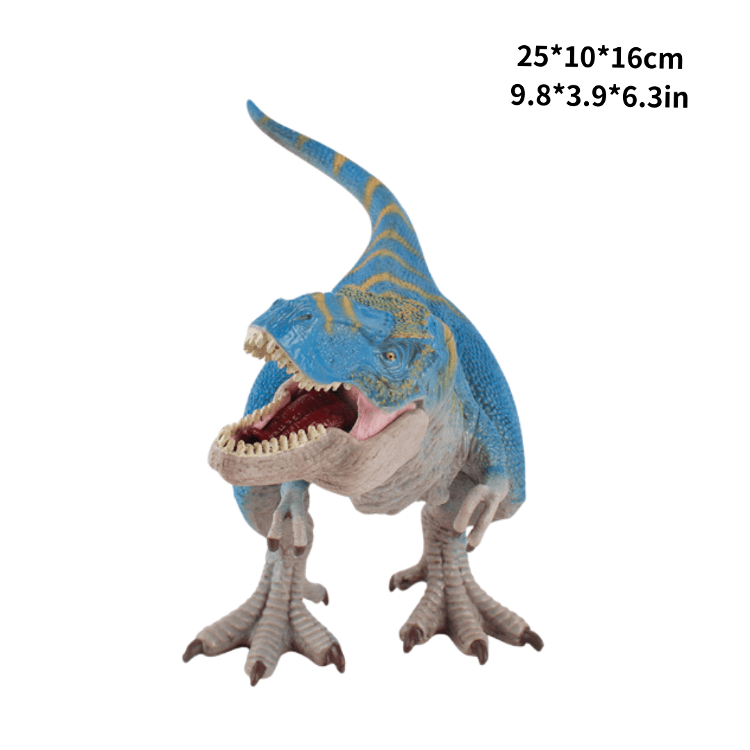 11" Realistic T Rex Tyrannosaurus Rex Dinosaur Solid Action Figure Toy Decor Standing / Blue
