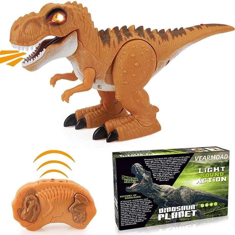 Remote Control Dinosaur T Rex Toys Realistic Walking Good Dinosaur Toys Light Sound Spray Action Figure