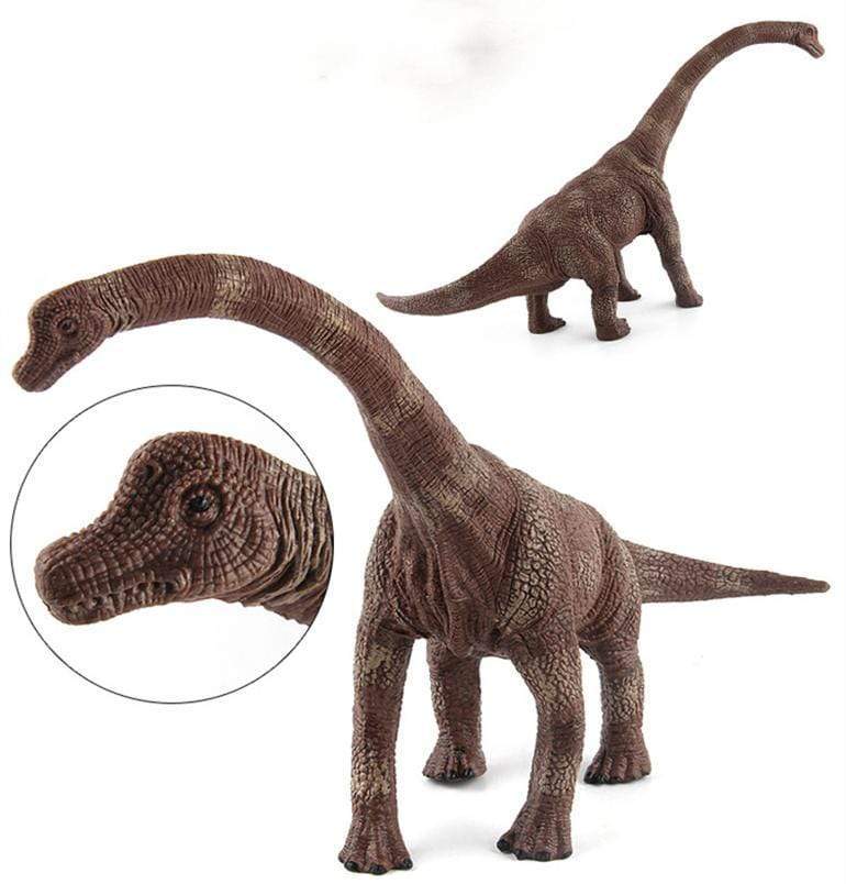 13‘’ Realistic Brachiosaurus Dinosaur Solid Figure Model Toy Decor with Flexible Neck