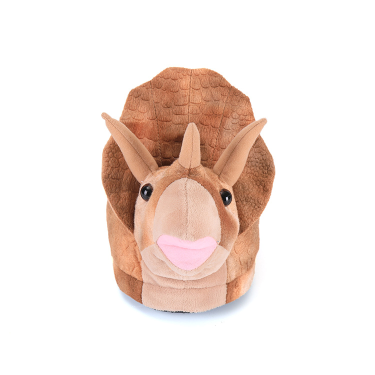 Dinosaur Plush Stuffed Slippers