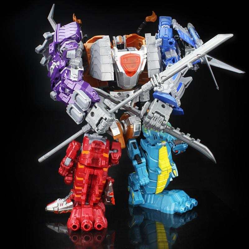 Large Dinosaur Robot Transforming Toys Transform Dinosaurs Action Figures 5 in 1 Playset