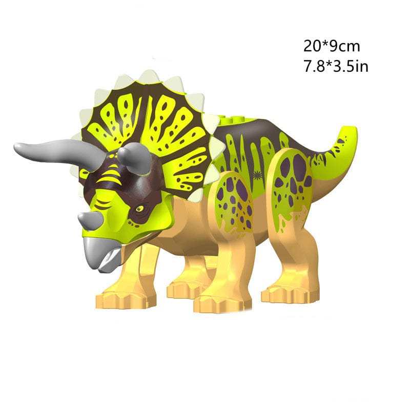 12" Dinosaur Jurassic Theme DIY Action Figures Building Blocks Toy Playsets