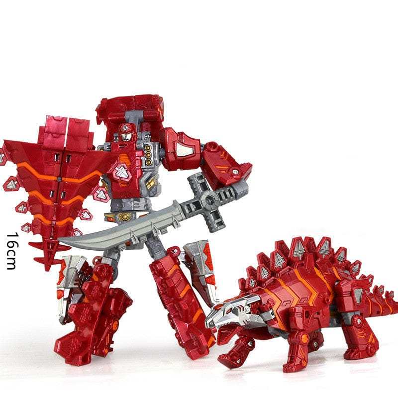 Large Dinosaur Robot Transforming Toys Transform Dinosaurs Action Figures 5 in 1 Playset Stegosaurus