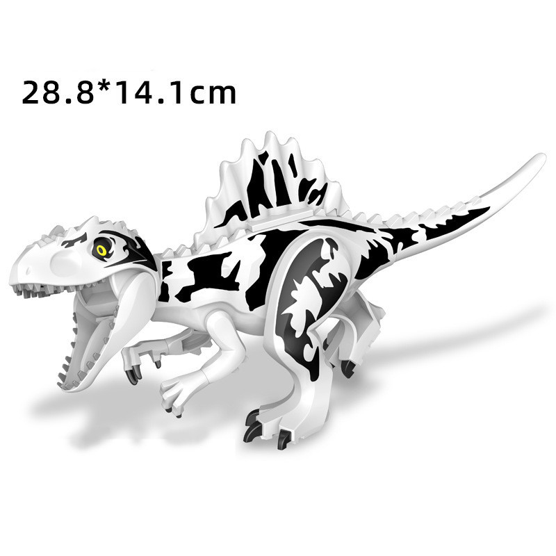 12" Dinosaur Jurassic Theme DIY Action Figures Building Blocks Toy Playsets