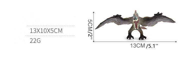 13‘’ Realistic Pterosaur Dinosaur Solid Figure Model Toy Decor with Movable Jaw