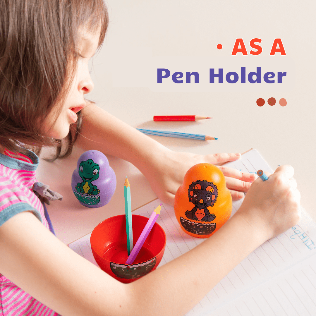 Dinosaur Russian Nesting Dolls Matryoshka Stacking Nested Set 8 Pieces