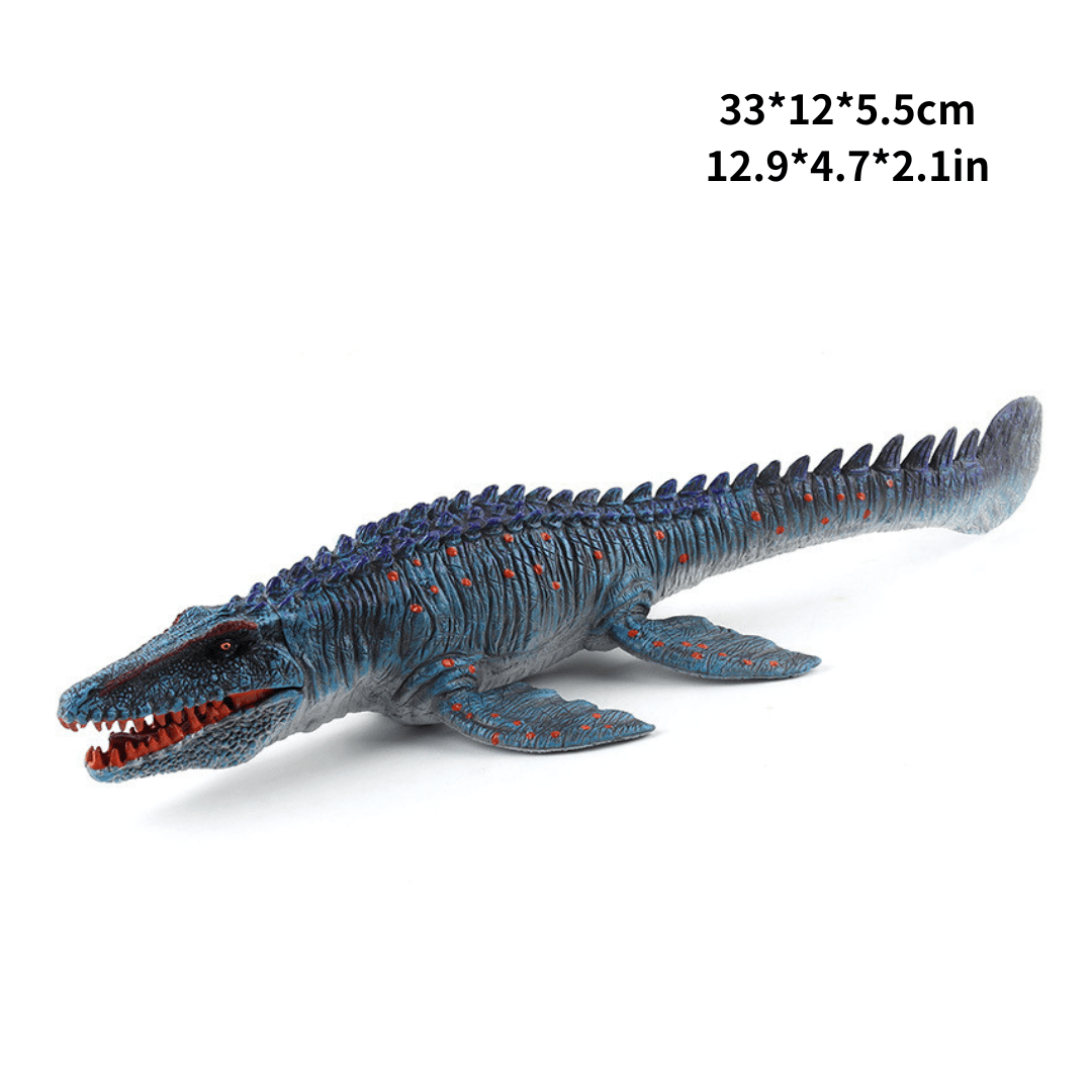 11"  Realistic Sea Ocean Series Dinosaur Solid Action Figure Mosasaurus Model Toy Decor Mosasaurus / Mosasaurus 288g