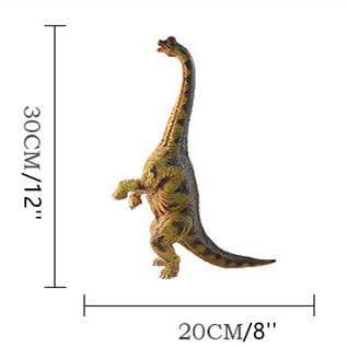 13‘’ Realistic Brachiosaurus Dinosaur Solid Figure Model Toy Decor with Flexible Neck