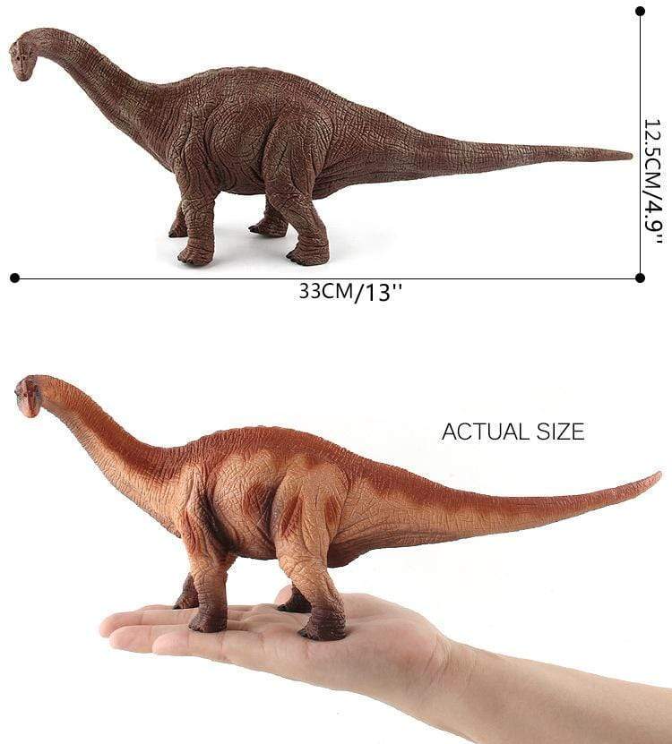 14‘’ Realistic Brontosaurus Dinosaur Solid Figure Model Toy Decor