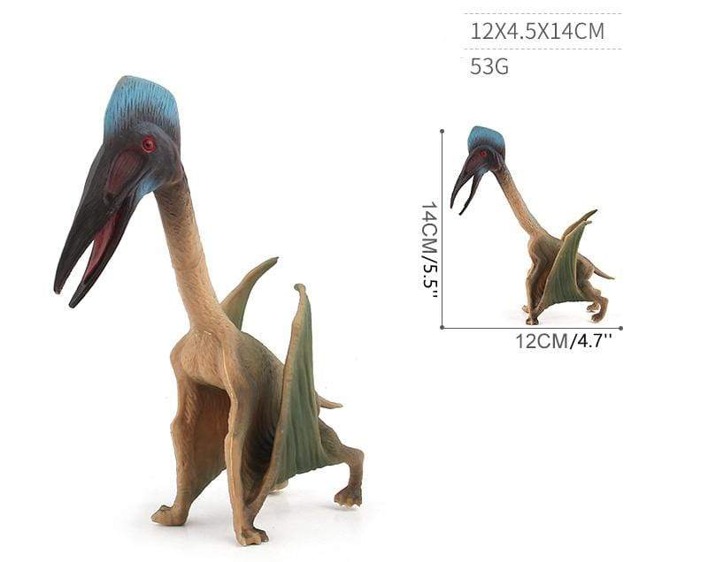 13‘’ Realistic Pterosaur Dinosaur Solid Figure Model Toy Decor with Movable Jaw