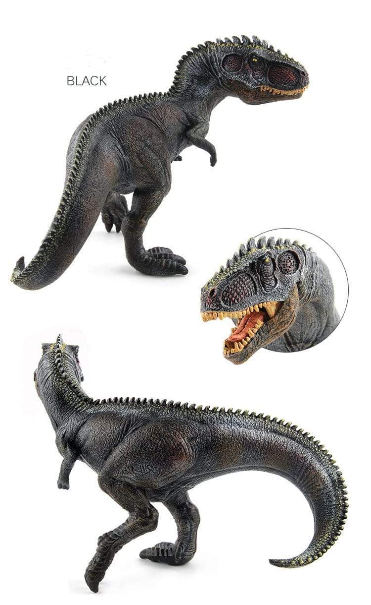 10‘’ Realistic Giganotosaurus Dinosaur Solid Figure Model Toy Decor with Movable Jaw