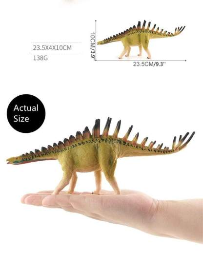 Realistic Different Types Of Dinosaur Figure Solid Action Figure Model Toy Miragaia / Color as shown