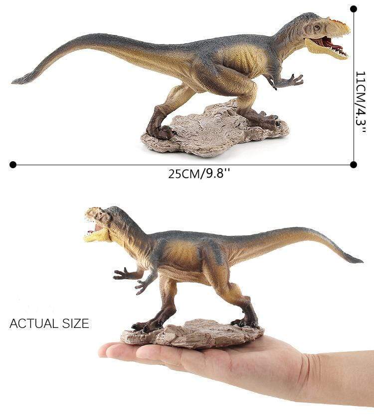 10‘’ Realistic Yutyrannus Dinosaur Solid Figure Model Toy Decor