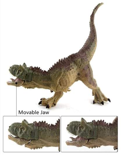 11‘’ Realistic Carnotaurus Dinosaur Solid Figure Model Toy Decor