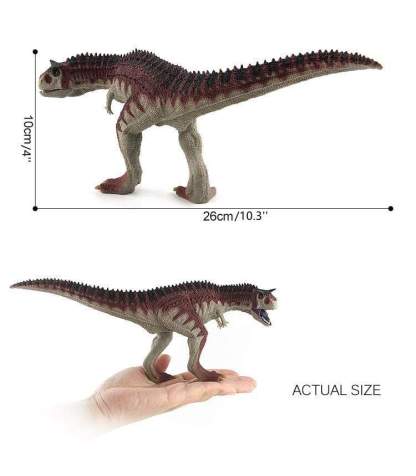 11‘’ Realistic Carnotaurus Dinosaur Solid Figure Model Toy Decor