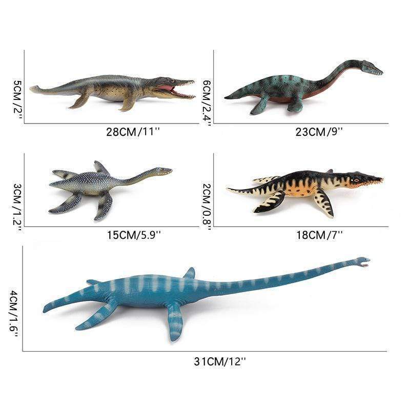 11‘’ Realistic Sea Ocean Dinosaur Solid Action Figure Model Toy Decor