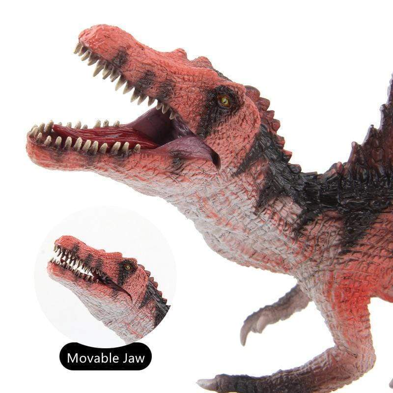 11‘’ Realistic Spinosaurus Dinosaur Solid Figure Model Toy Decor with Movable Jaw