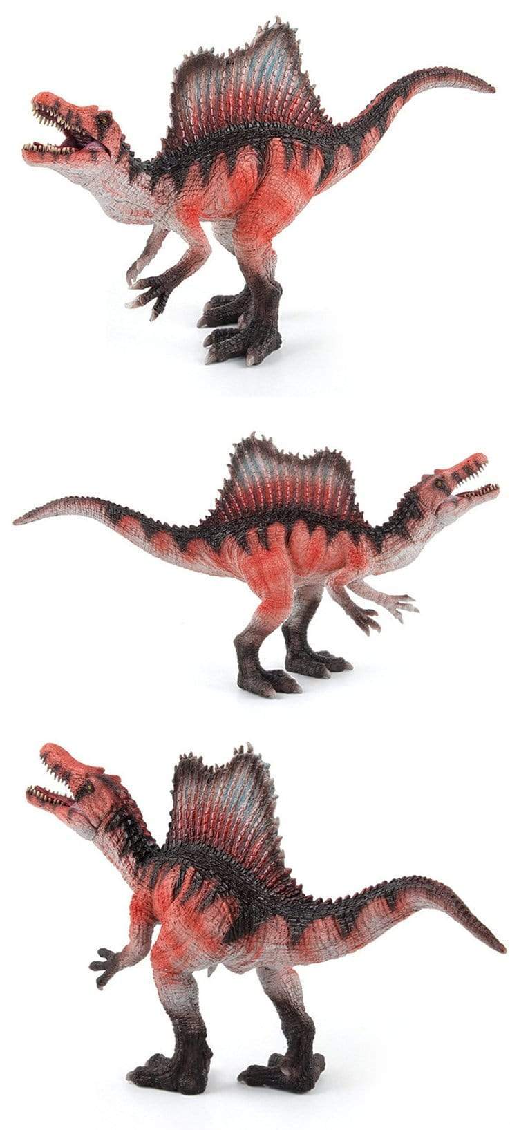 11‘’ Realistic Spinosaurus Dinosaur Solid Figure Model Toy Decor with Movable Jaw