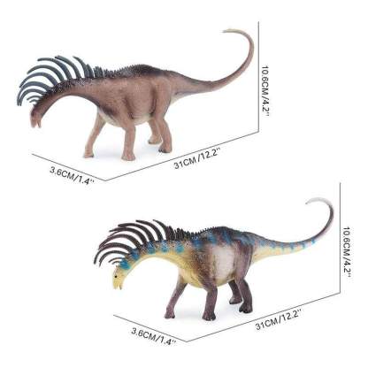 12‘’ Realistic Bajadasaurus Dinosaur Solid Figure Model Toy Decor