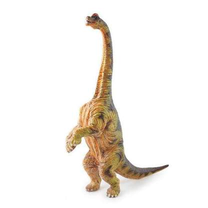 13‘’ Realistic Brachiosaurus Dinosaur Solid Figure Model Toy Decor with Flexible Neck
