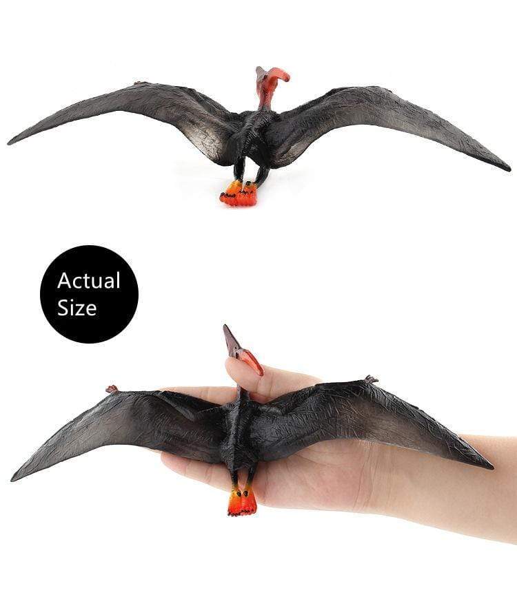 13‘’ Realistic Pterosaur Dinosaur Solid Figure Model Toy Decor with Movable Jaw