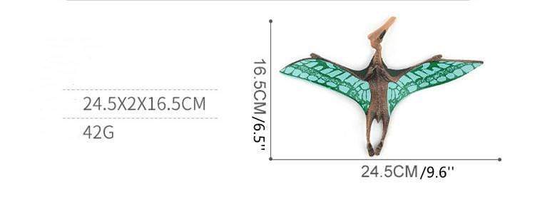 13‘’ Realistic Pterosaur Dinosaur Solid Figure Model Toy Decor with Movable Jaw