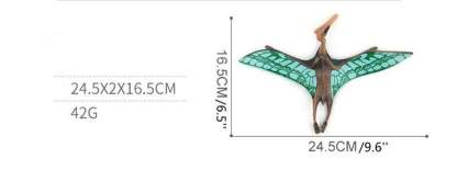 13‘’ Realistic Pterosaur Dinosaur Solid Figure Model Toy Decor with Movable Jaw