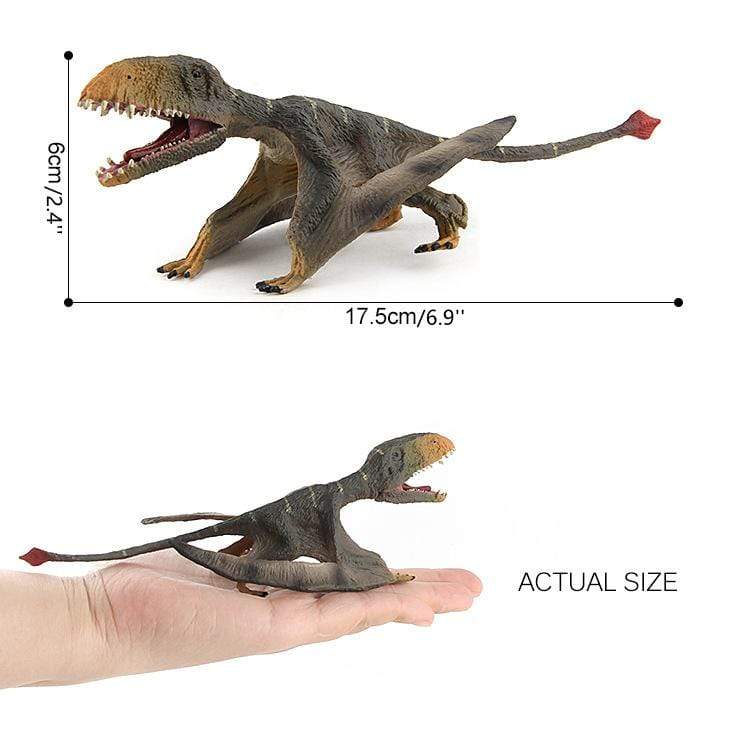 13‘’ Realistic Pterosaur Dinosaur Solid Figure Model Toy Decor with Movable Jaw