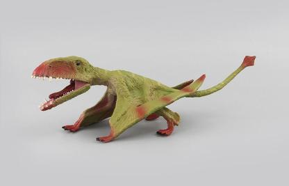 13‘’ Realistic Pterosaur Dinosaur Solid Figure Model Toy Decor with Movable Jaw Green