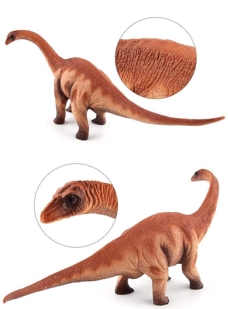 14‘’ Realistic Brontosaurus Dinosaur Solid Figure Model Toy Decor
