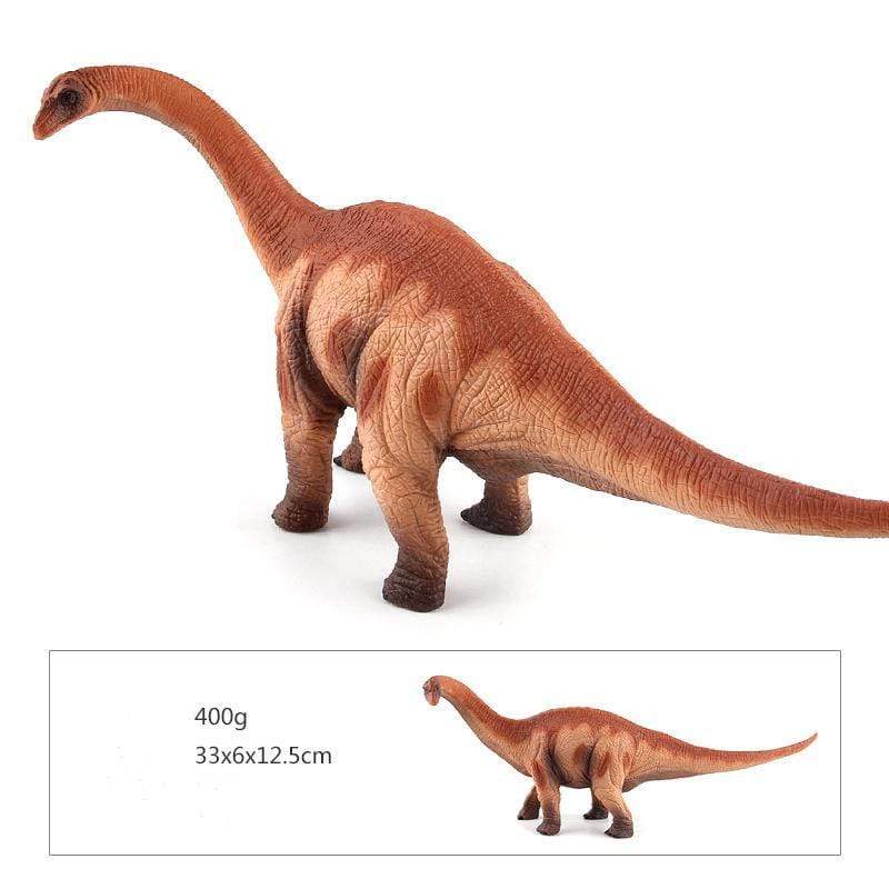 14‘’ Realistic Brontosaurus Dinosaur Solid Figure Model Toy Decor Red