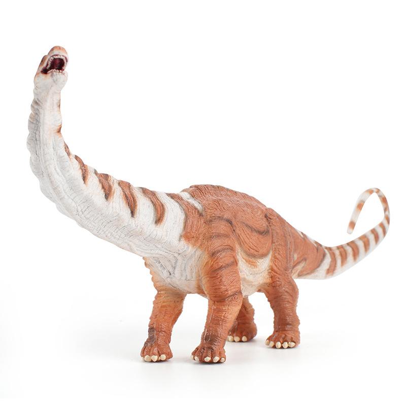 14‘’ Realistic Brontosaurus Dinosaur Solid Figure Model Toy Decor White