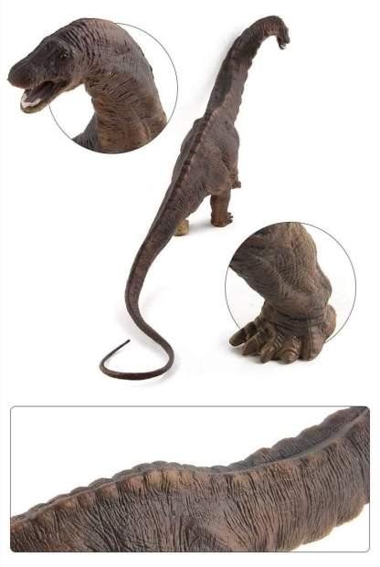 18‘’ Realistic Apatosaurus Dinosaur Solid Figure Model Toy Decor