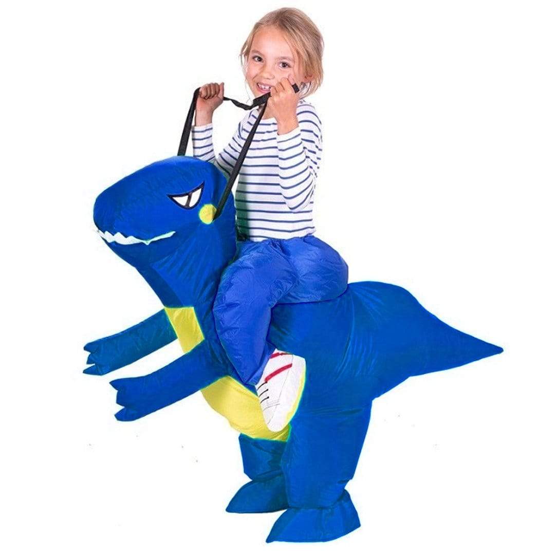 3D Stegosaurus Tyrannosaurus Dinosaur Riding Inflatable Imitating Props Costume Children's Day Halloween Gift