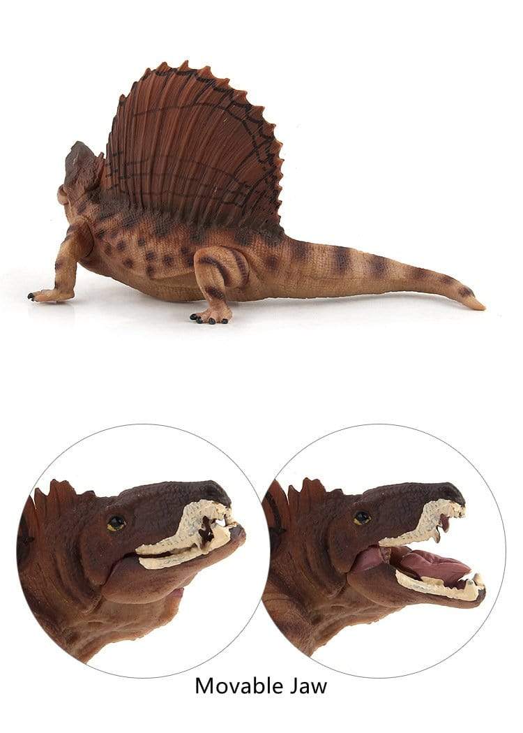 7‘’ Realistic Dimetrodon Dinosaur Solid Figure Model Toy Decor