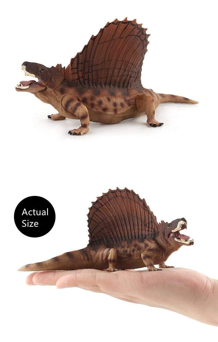 7‘’ Realistic Dimetrodon Dinosaur Solid Figure Model Toy Decor