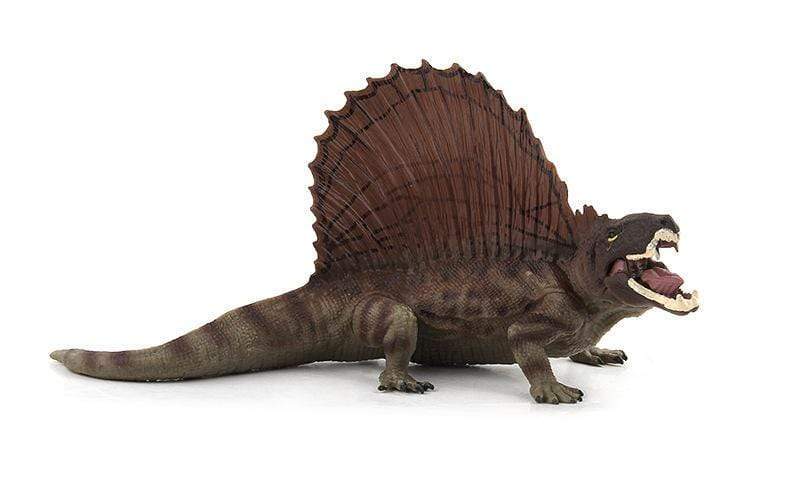 7‘’ Realistic Dimetrodon Dinosaur Solid Figure Model Toy Decor Gray