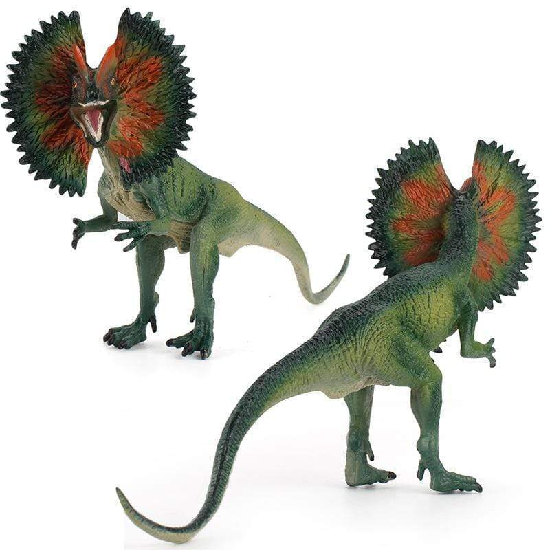 7'' Realistic Dinosaur Dilophosaurus Solid Figure Model Toy