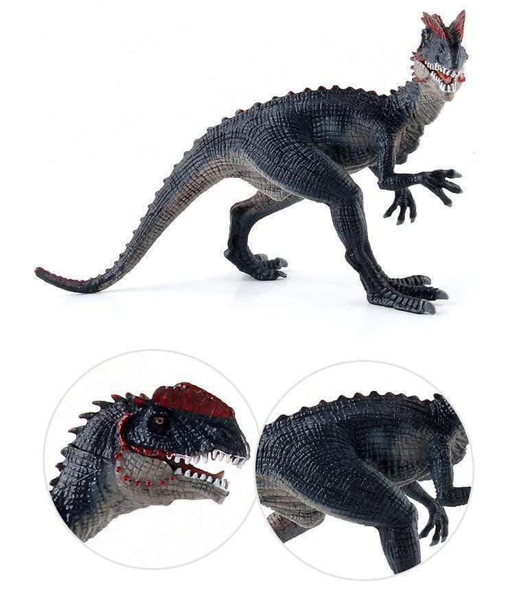 7'' Realistic Dinosaur Dilophosaurus Solid Figure Model Toy